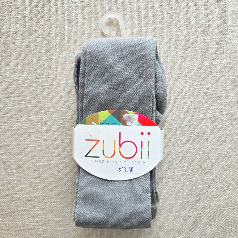 🌟 Zubii Gray Kids' Tights, NWT